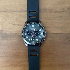 Victorinox Black Chronograph Sports Watch